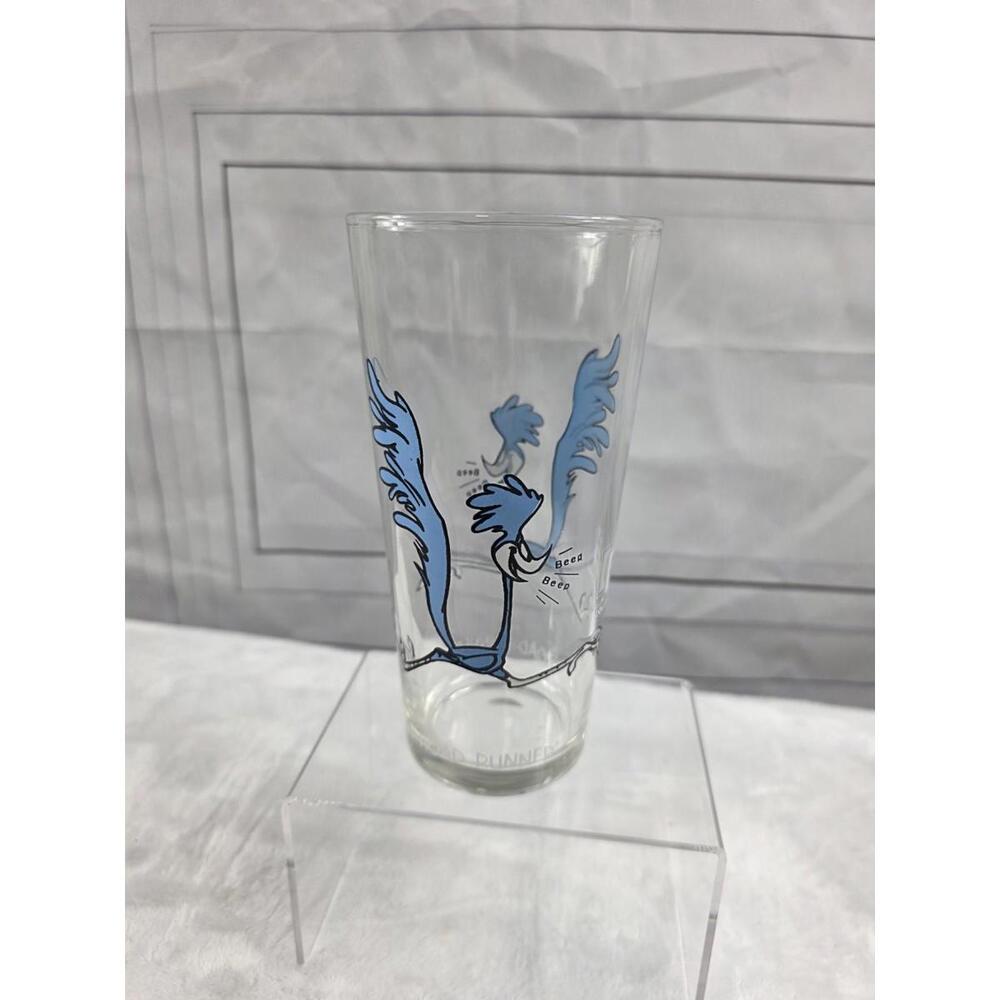 Vintage Pepsi Looney Tunes Collector Series 1973 Road Runner Tumbler Glass